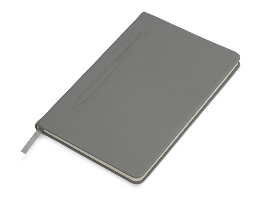 Блокнот А5 Magnet 14,3*21 с магнитным держателем для ручки, зеленое яблоко