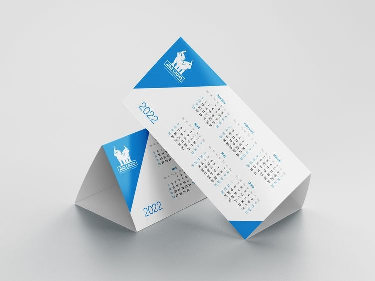 календарь домик из картона