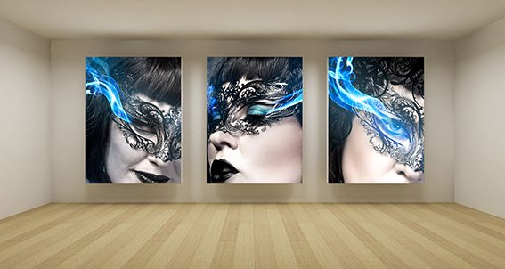 Широкоформатная печать на холсте